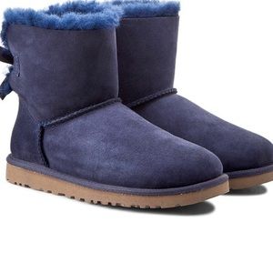 UGG Australia Mini Bailey Bow Navy W8